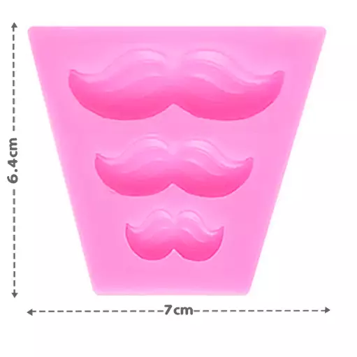 SILIC. BIGOTES PAPÁ X3