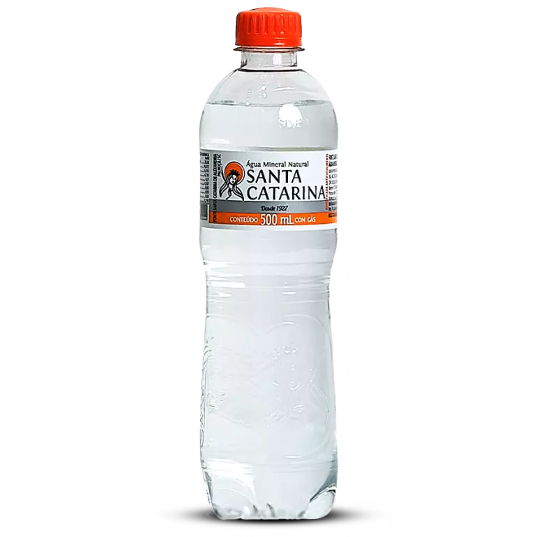 ÁGUA MINERAL COM GÁS 500ML