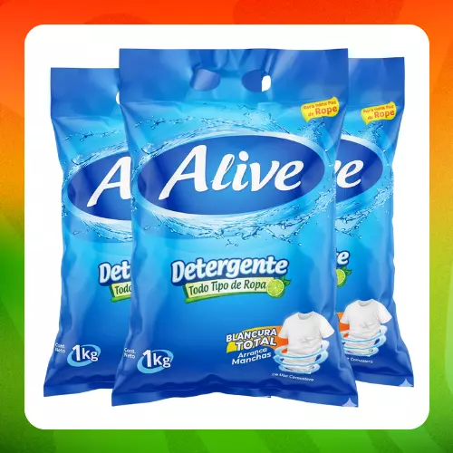 Bulto Alive Detergente Azul 1kg