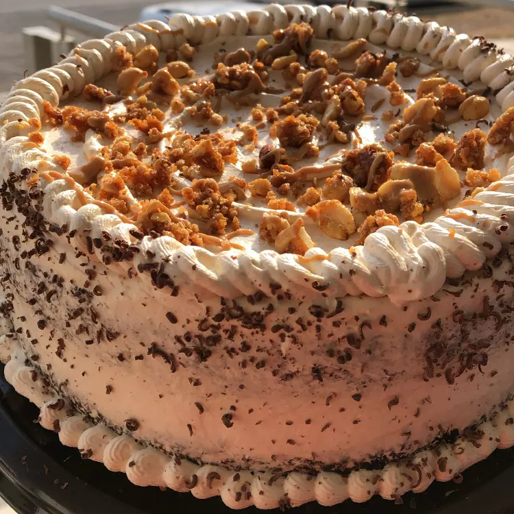 Pastel de snickers 🥜