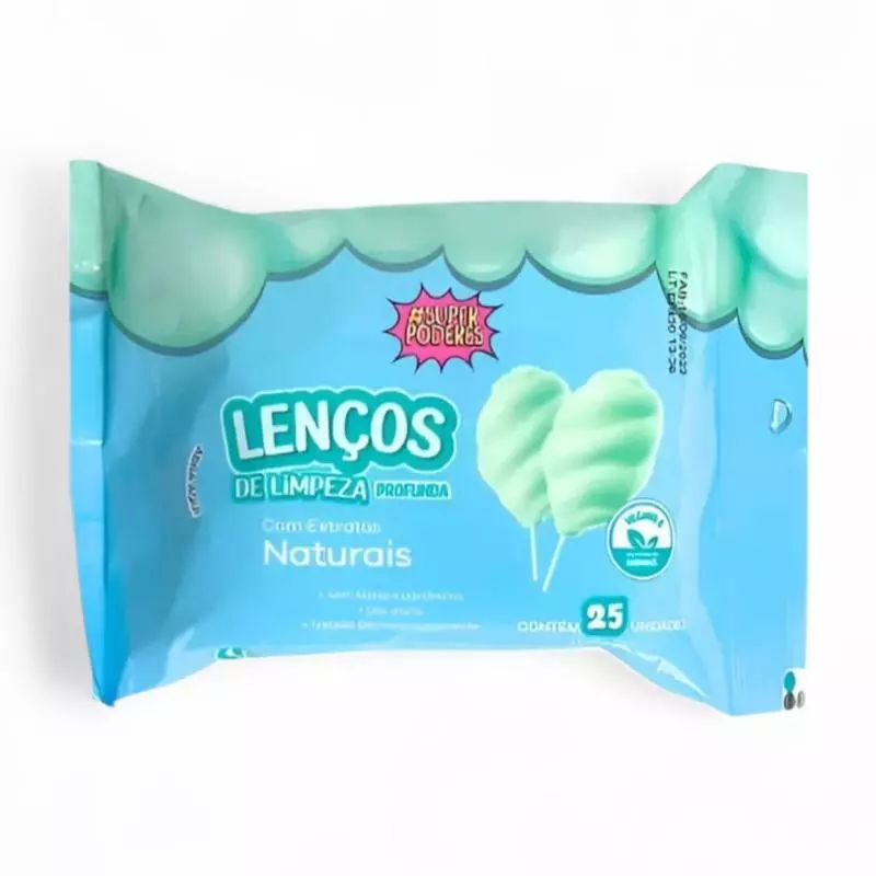 Lenço Demaquilante extratos naturais