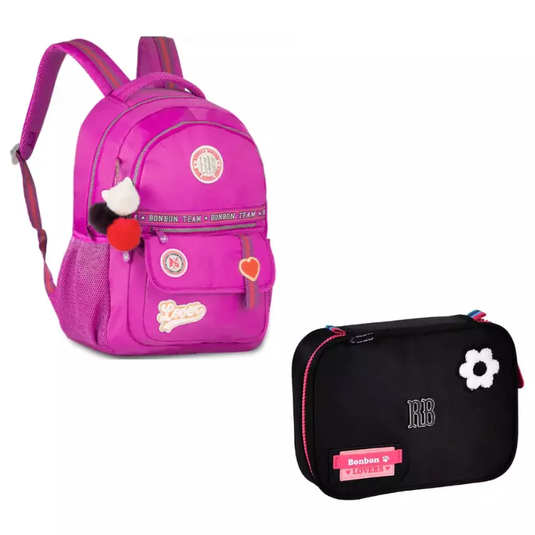 KIT MOCHILA JUVENIL RB24005 R BONBON
