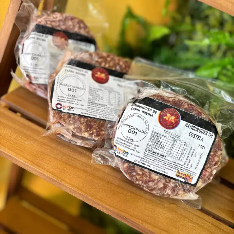 CARNE HAMBÚRGUER ARTESANAL