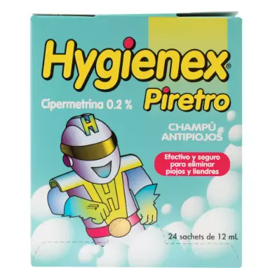 CHAMPU HYGIENEX  ANTIPIOJOS 24 SOBRE