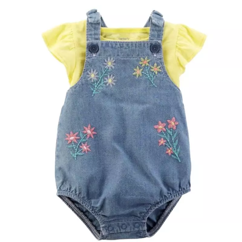 Conjunto Denim Bordado Y
