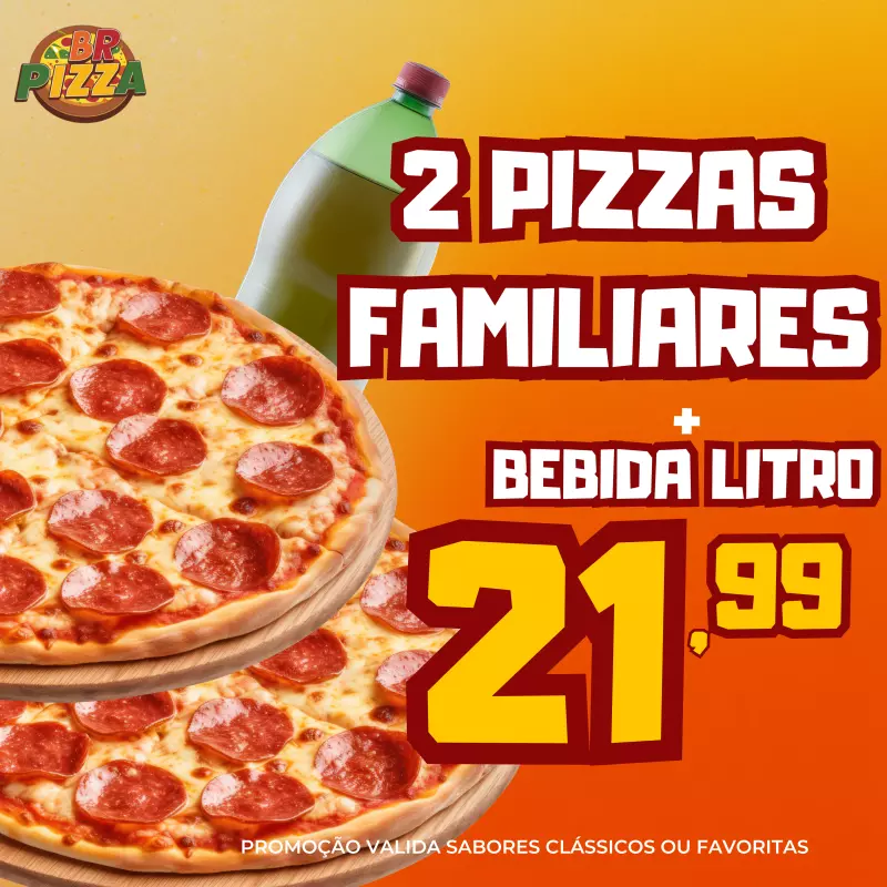 2 Familiares + 1 bebida de 1L