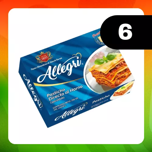 Medio Bulto Allegri Pasticho H 250g