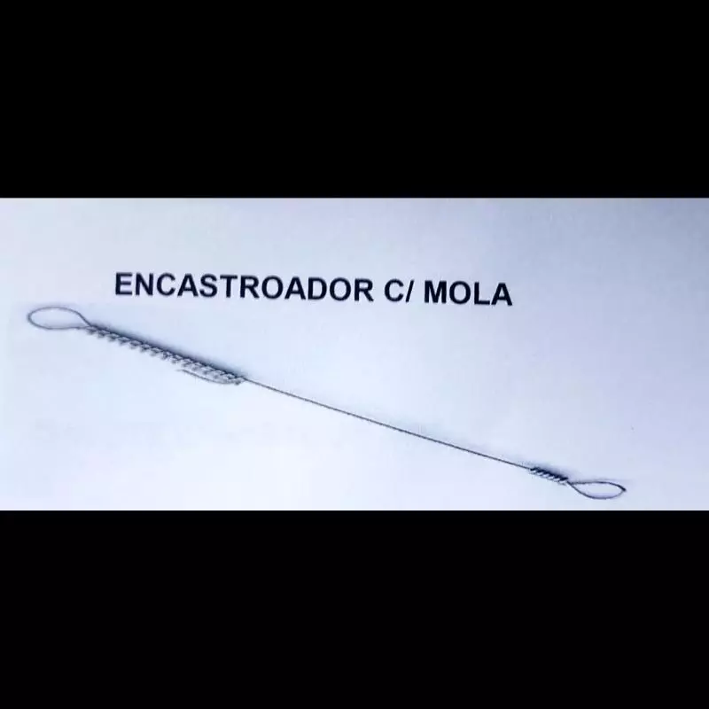 Encastraodor de aço inox com mola
