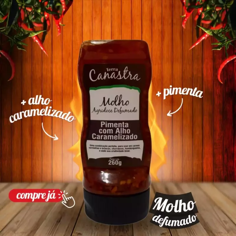 Geleia de Pimenta c/ Alho Caram 260g