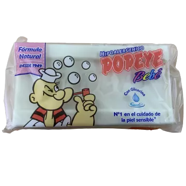 Jabón popeye bebé