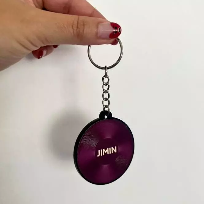 Jimin Vinyl Llavero
