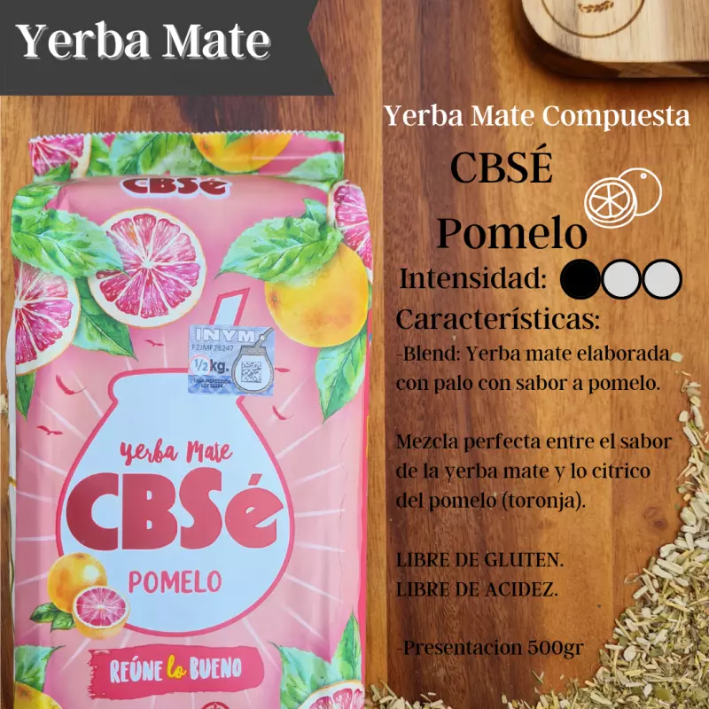 Yerba Mate CBSé Pomelo 🍃🍊