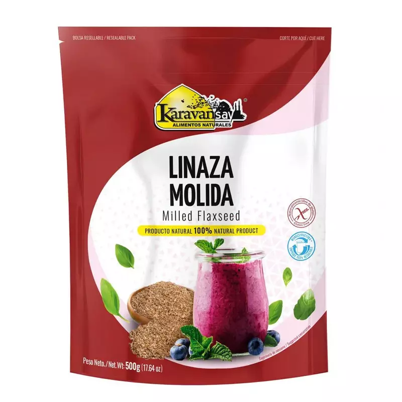 LINAZA MOLIDA DOY PAK 500GR