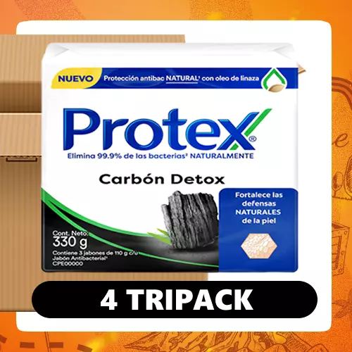Docena Protex Jabón Carbón Acti 110g