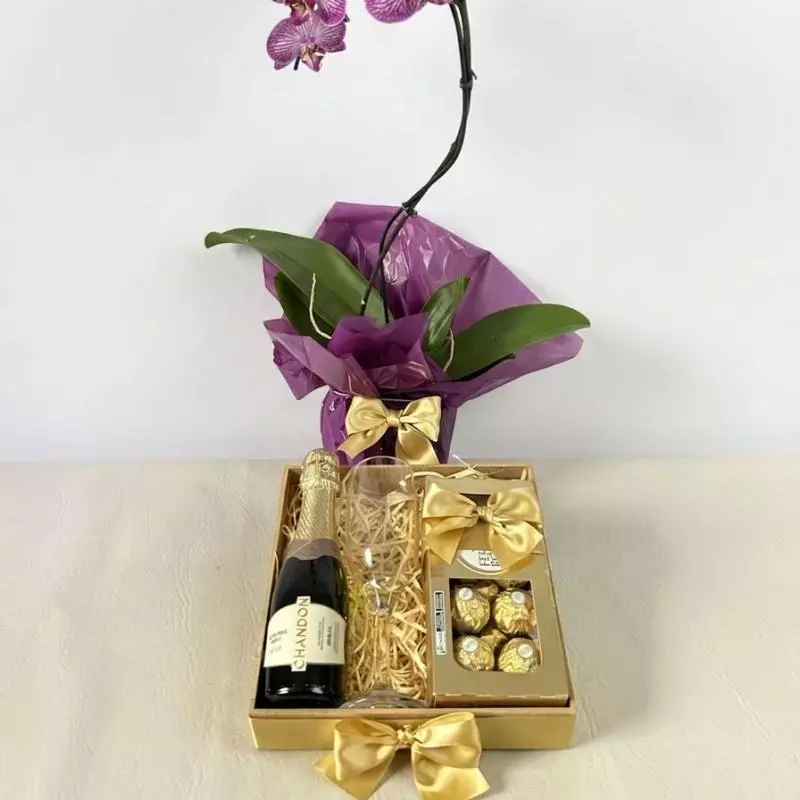 Cesta "Chandon e Chocolate