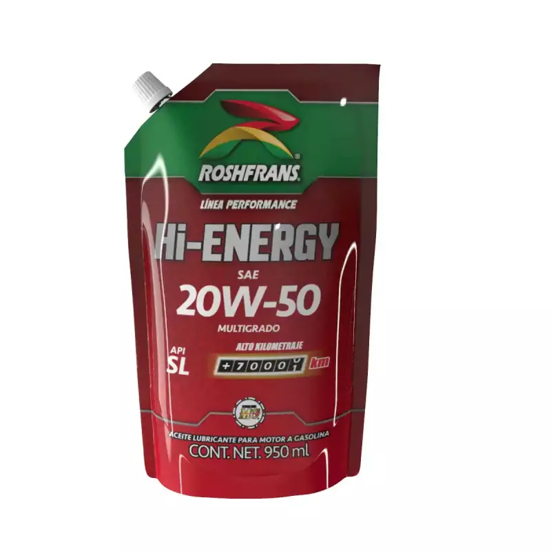 Roshpack SAE 20w-50 de 950 ml.