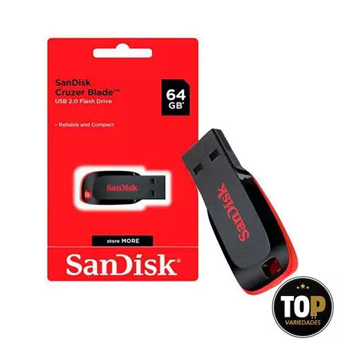 Pen Drive 64gb Cruzer Blade Usb2.0 Sandisk