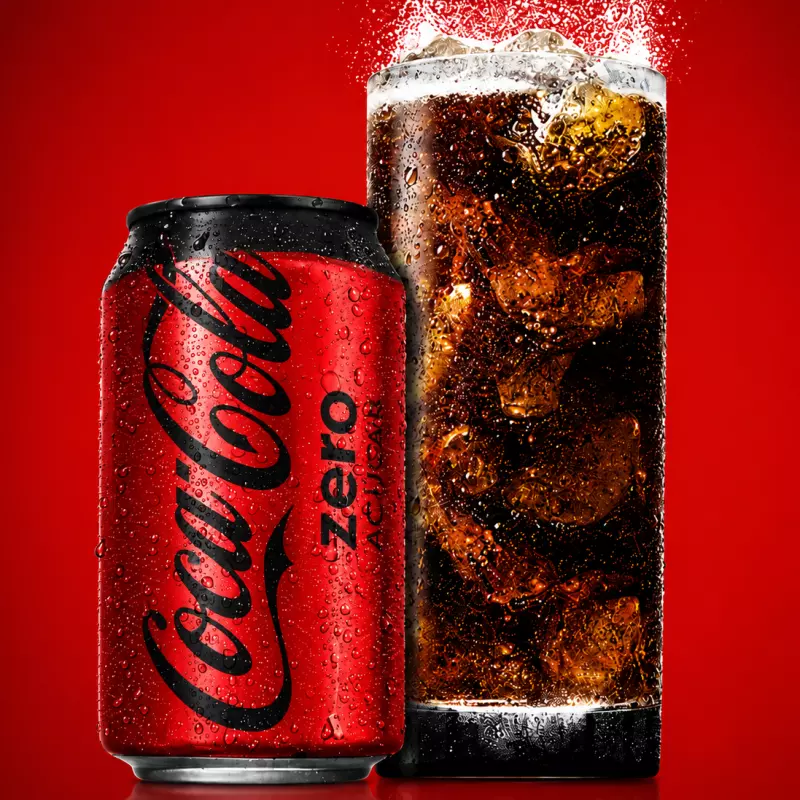 Lata Coca-Cola Zero Açúcar 350Ml