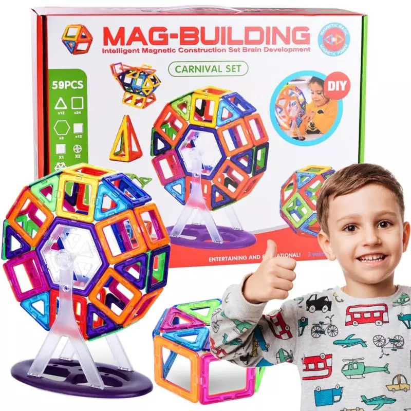 BLOQUES MAGNETICO 59 PIEZAS