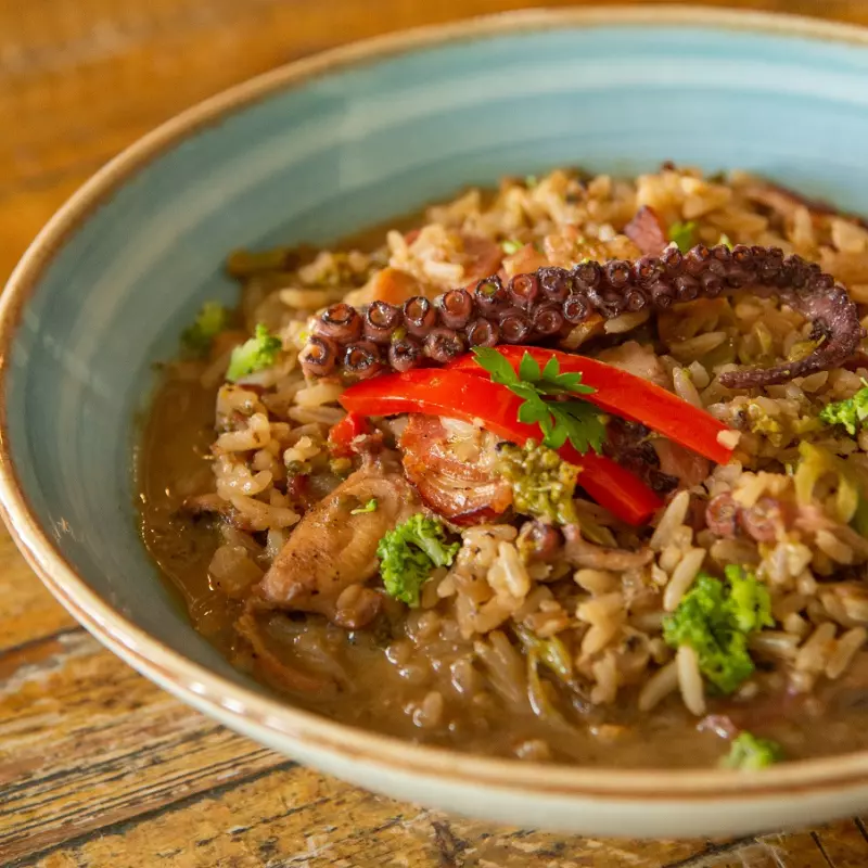 Arroz de polvo