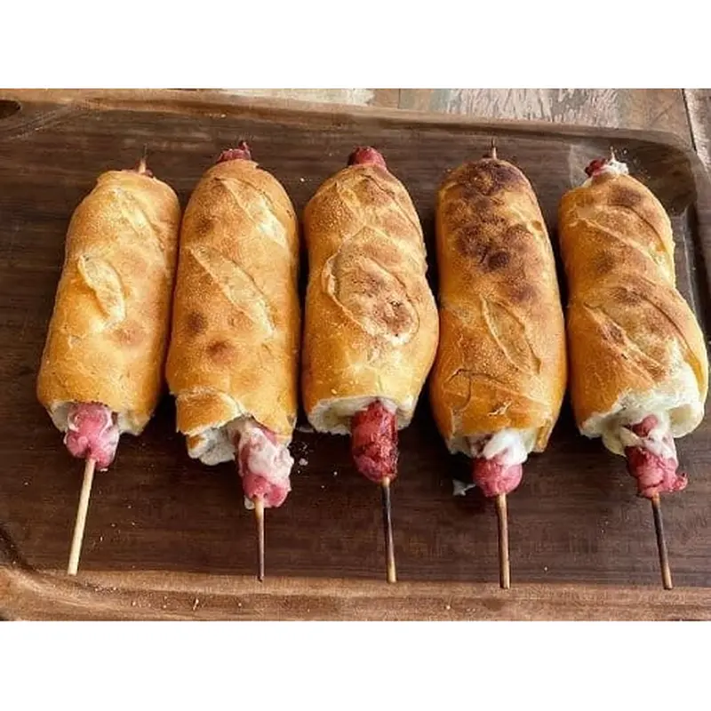 Espetinho no Pão de Alho (Escolha seu espeto favorito)