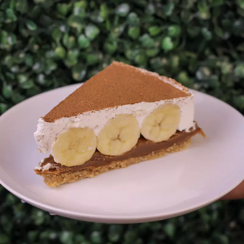 Fatia de Torta Banoffe