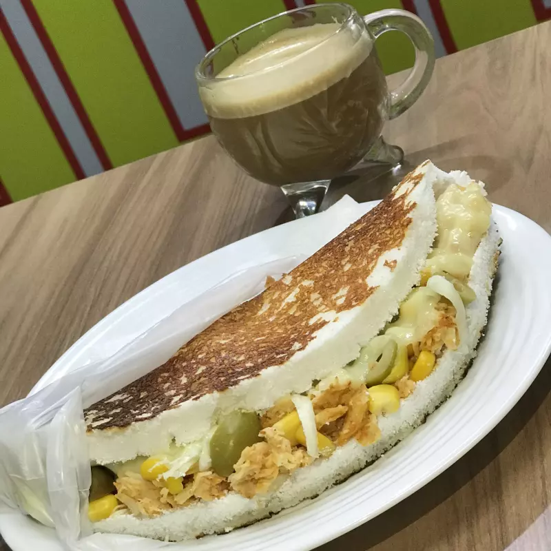 Tapioca Tradicional + Café (Sabores)