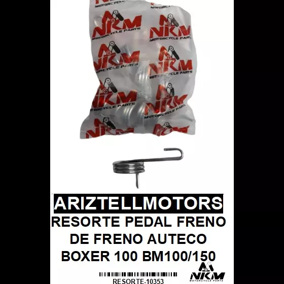RESORTE PEDAL FRENO BOXER 100