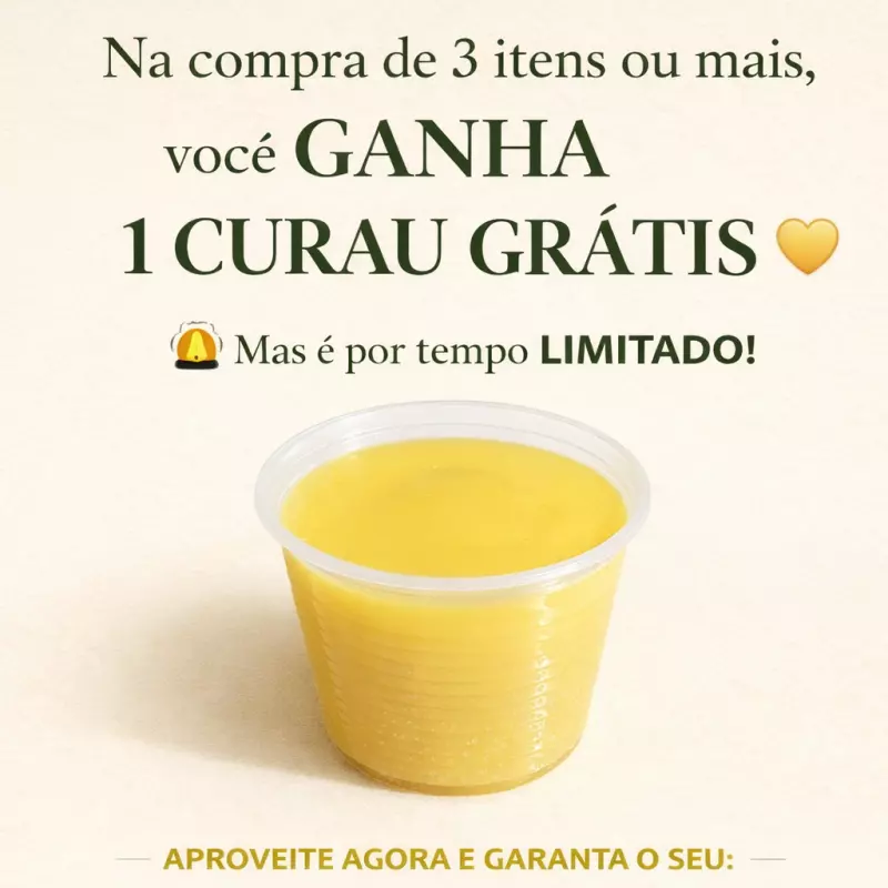 Compre 3 itens e Ganhe 1 Curau