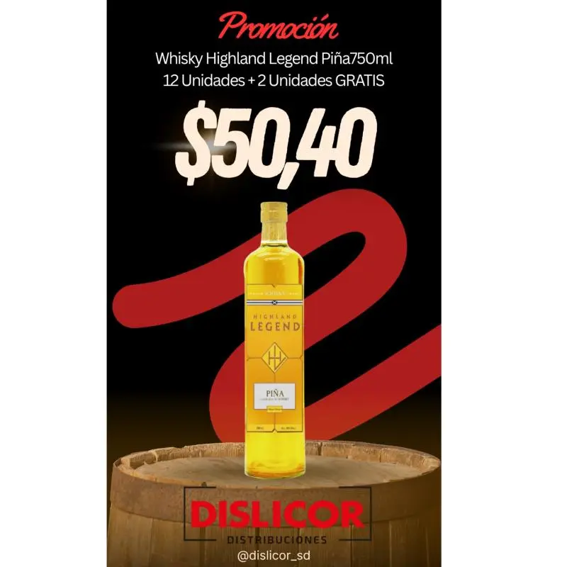 12+2 WHISKY HIGLAND PIÑA