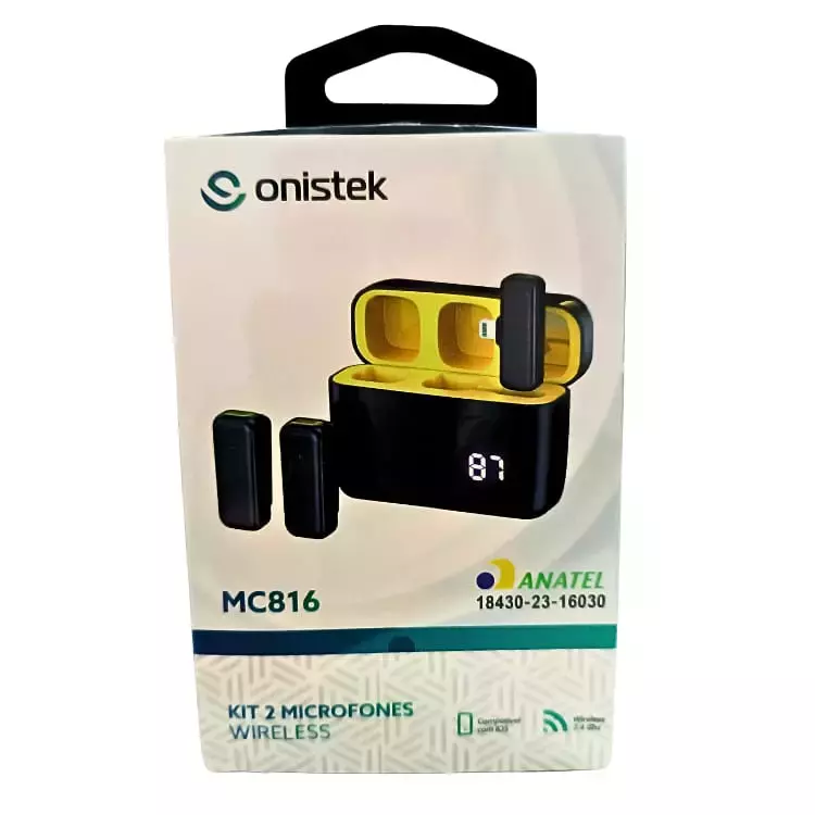 MICROFONE DUPLO S/FIO IOS MC816