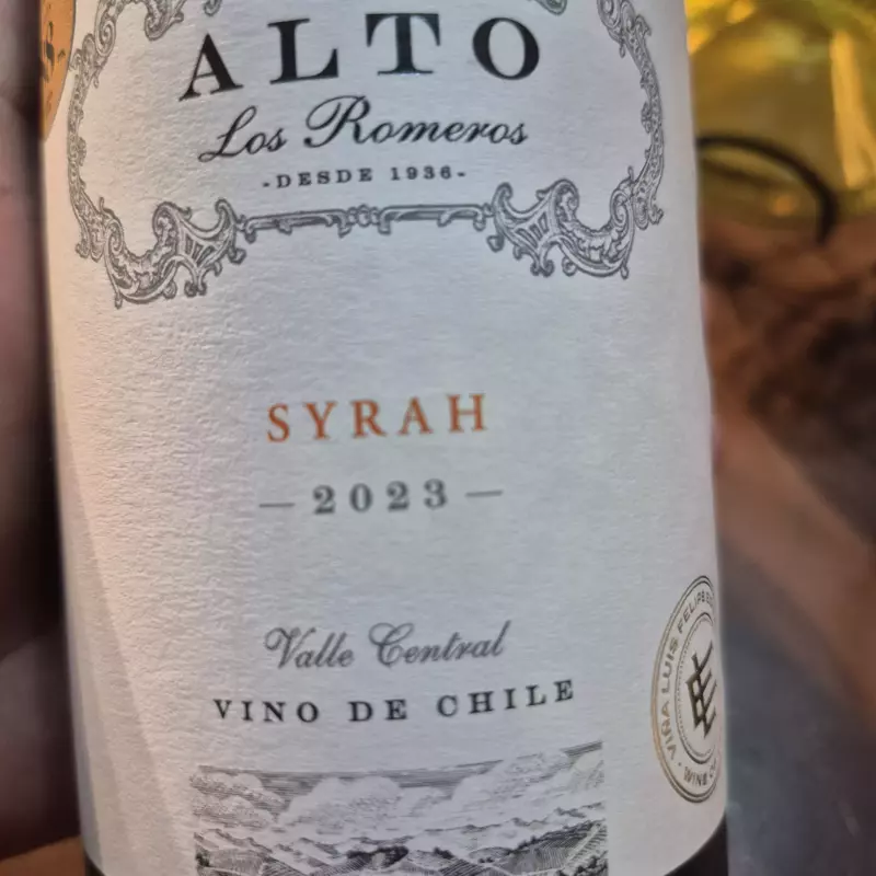 ALTO LOS ROMEIROS SYRAH