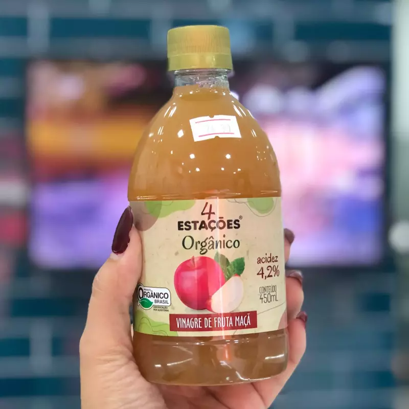 Vinagre de Maça Orgânico 450ml