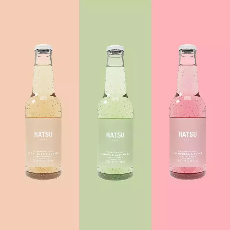 Soda Hatsu botella