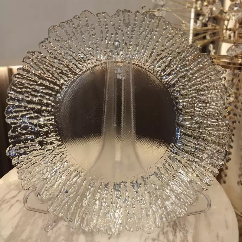 PLATO BASE EN VIDRIO 854-7