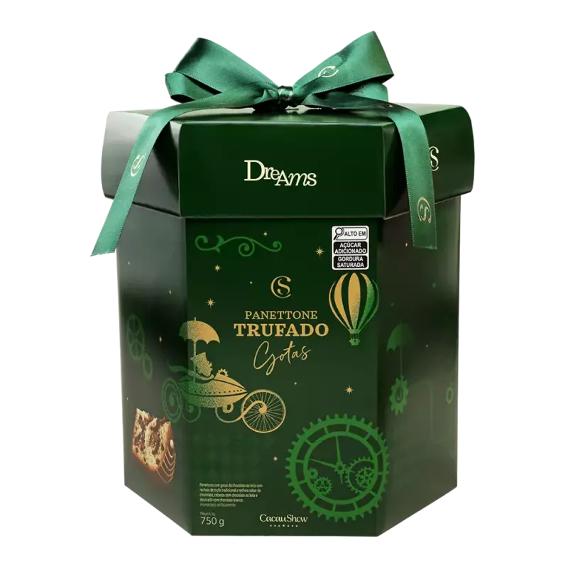 Panetone Trufado Gotas ao Leite 750g