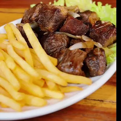 Batata com Carne do sol