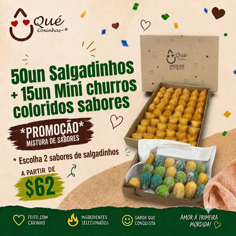 COPA Box 50un Salg+15un Churros