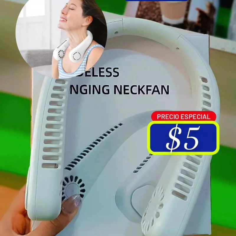 Ventilador de cuello recargable