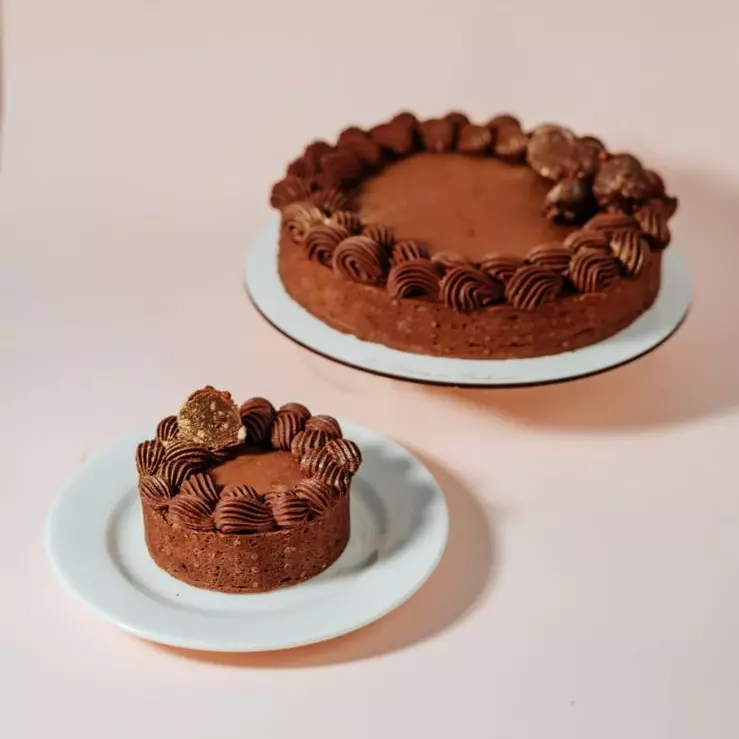 Tarta de mousse de chocolate
