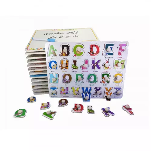 Abecedario de Madera 2 en 1