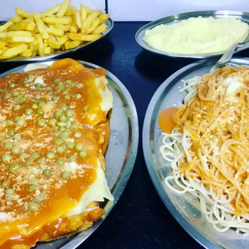 Meio Filé à parmegiana