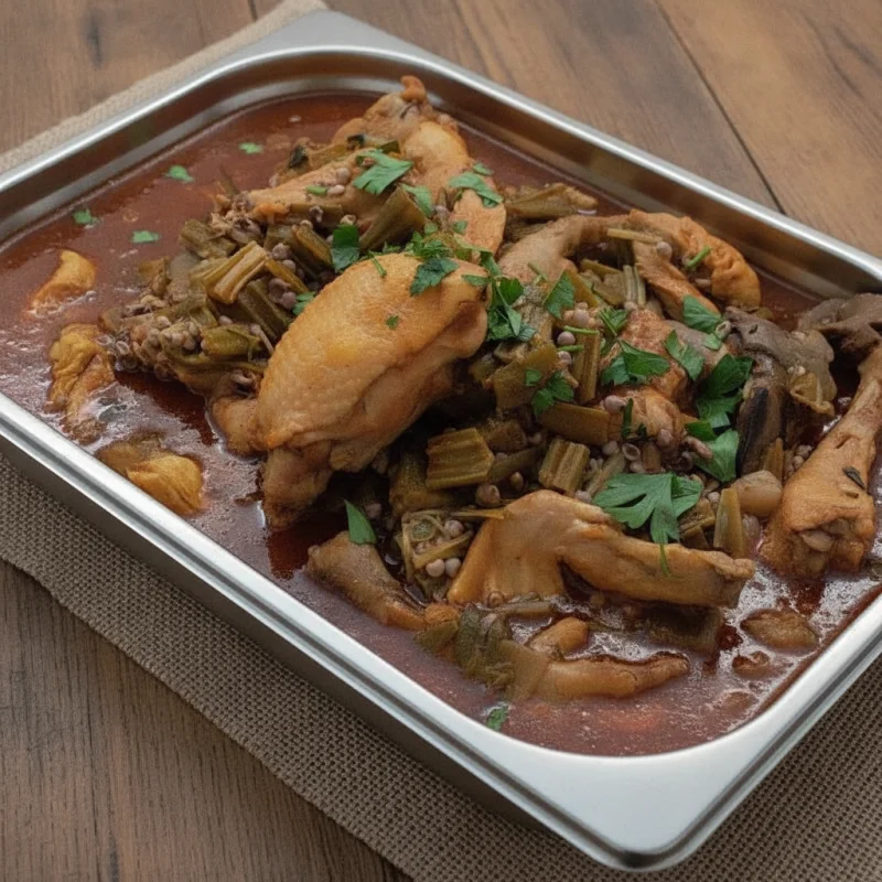 Frango com Quiabo