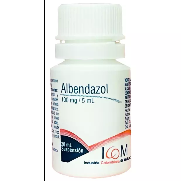 ALBENDAZOL 100MG SUSPENSIÓN 20ML
