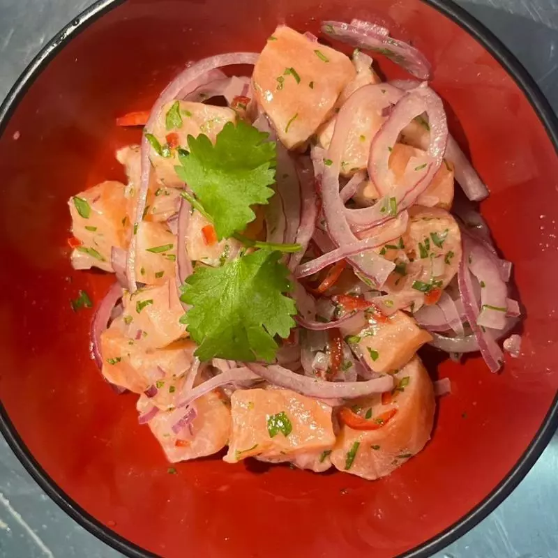 Ceviche de salmão 150g