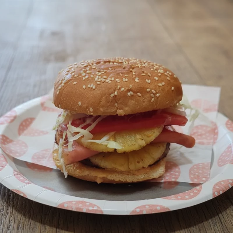 Hamburguesa Hawaiana