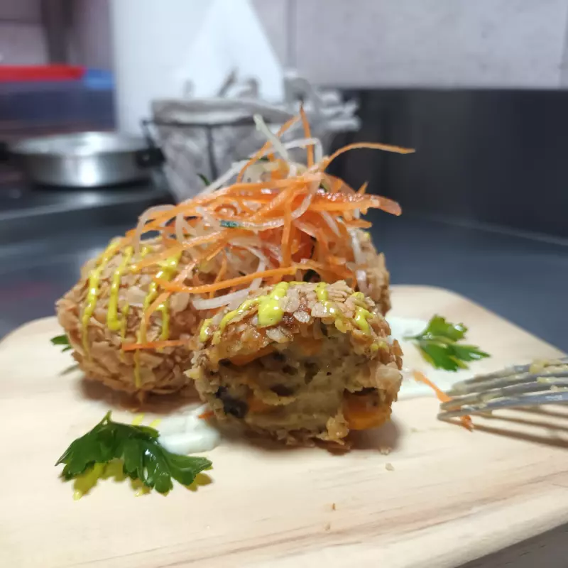 Croquetas Espinaca y Queso Roquefort