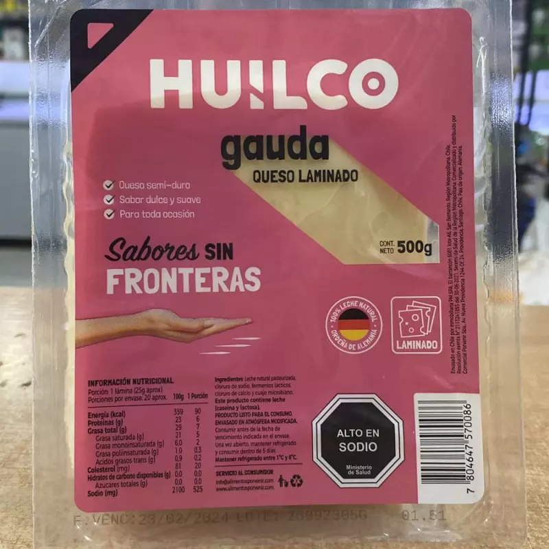 Queso Gauda Huilco 400Grs