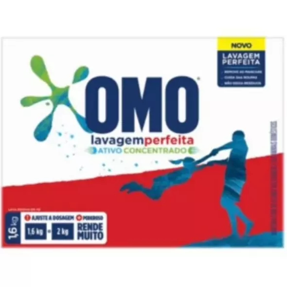 Sabão em pó omo 1,6 kg