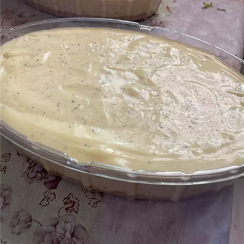 Torta na travessa de maracujá